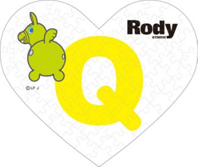 ミニパズルハート68ピース Rody Q 《廃番商品》 エンスカイ 68-017 (ハート形10×12cm)