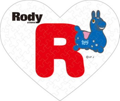 ミニパズルハート68ピース Rody R 《廃番商品》 エンスカイ 68-018 (ハート形10×12cm)