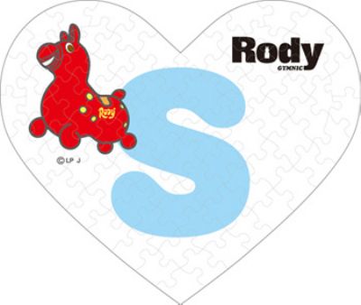 ミニパズルハート68ピース Rody S 《廃番商品》 エンスカイ 68-019 (ハート形10×12cm)