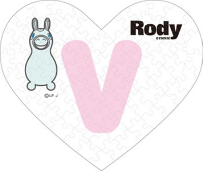 乐天商城 - ミニパズルハート68ピース Rody V 《廃番商品》 エンスカイ 68-022 (ハート形10×12cm)