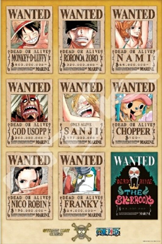 1000ピースジグソーパズル ワンピース NEW WANTED POSTERS エンスカイ 1000-569 (50×75cm)