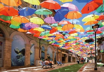 1000ピースジグソーパズル『死ぬまでに行きたい!世界の絶景 アンブレラスカイプロジェクト(ポルトガル)』《カタログ落ち商品》