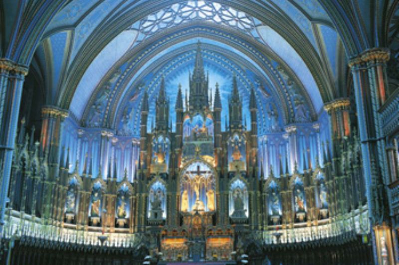 2016ベリースモールピースジグソーパズル 青光のノートルダム大聖堂（カナダ） エポック社 23-562 (50×75cm)