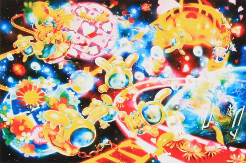 Illustration - 1000ピースジグソーパズル アリス イン ワンダースペース 《廃番商品》 エポック社 11-463 (50×75cm)