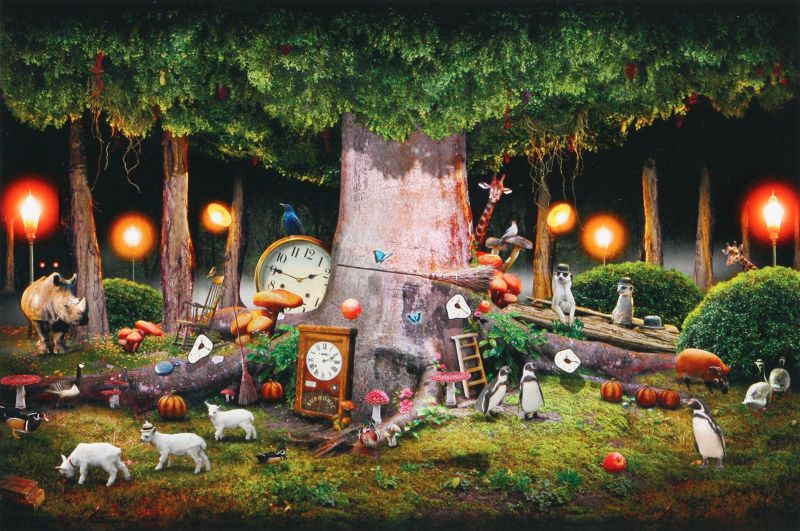 【引上品】1000ピースジグソーパズル 森の時間（楠田諭史） 《廃番商品》 エポック社 11-480 (50×75cm)