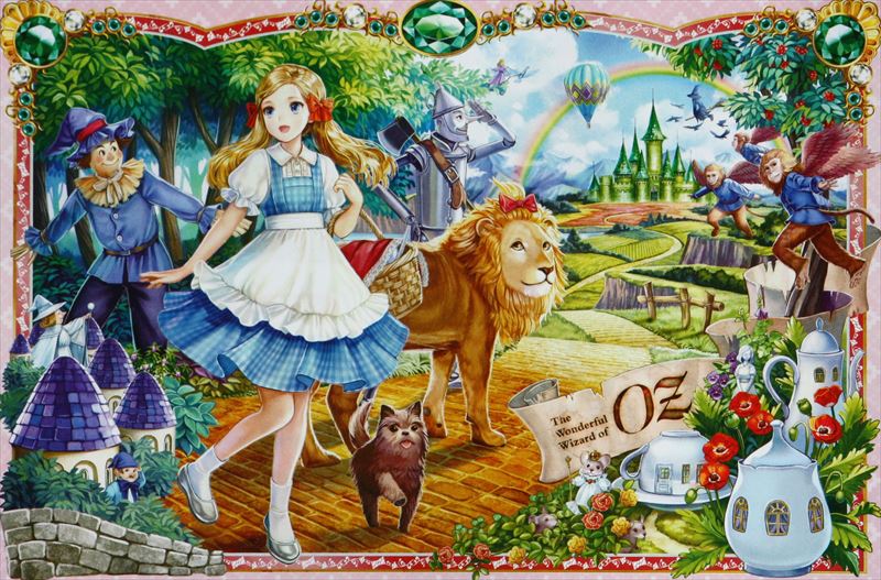 乐天商城 - 1000ピースジグソーパズル オズの魔法使い物語 《廃番商品》 エポック社 11-522 (50×75cm)