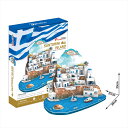 3Dパズル 立体クラフトモデル サントリーニ島（ギリシャ） ハートアートコレクション MC195h