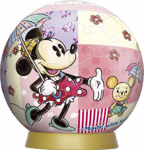 Sphere Puzzles - 3D球体60ピース立体パズル ミニー&ベアー 《廃番商品》 やのまん 2003-319