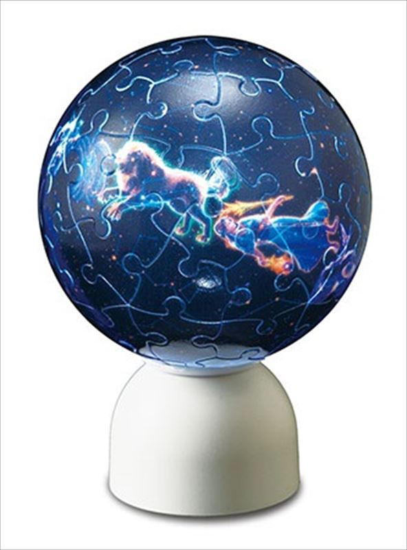 乐天商城 - 3D球体60ピース立体パズル パズランタン ゾディアック（新） やのまん 2003-435