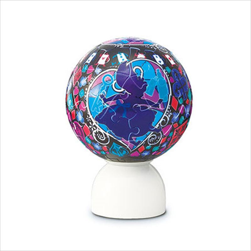 Sphere Puzzles - 3D球体60ピース立体パズル パズランタン アリス（ルミエール）（3色発光） 《カタログ落ち商品》 やのまん 2003-438