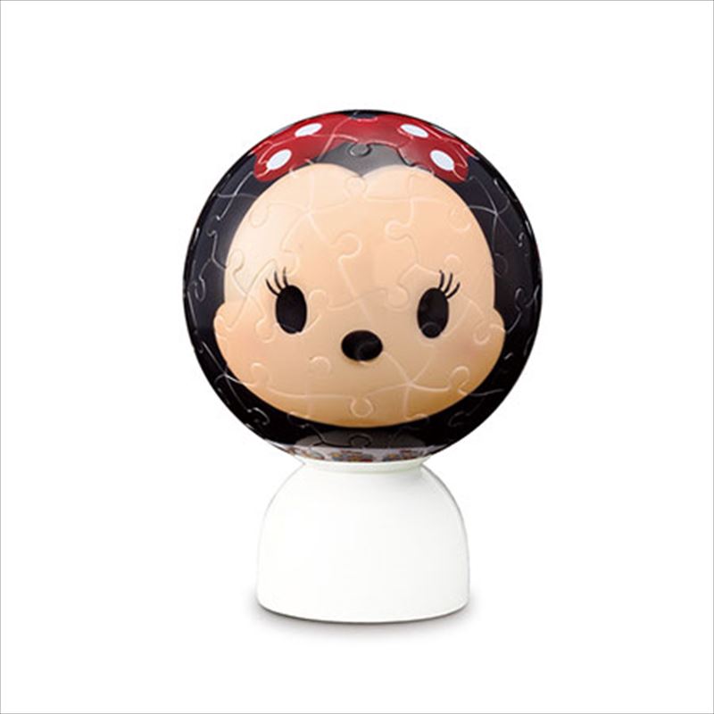 Sphere Puzzles - 3D球体60ピース立体パズル パズランタン 「ツムツム」-ミニーマウス-（3色発光） 《カタログ落ち商品》 やのまん 2003-458