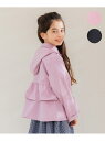 【SALE/20%OFF】【110-140cm】【撥水】フリル マウンパ 組曲 KIDS クミキョク ジャケット・アウター マウンテンパーカー パープル ネイビ...