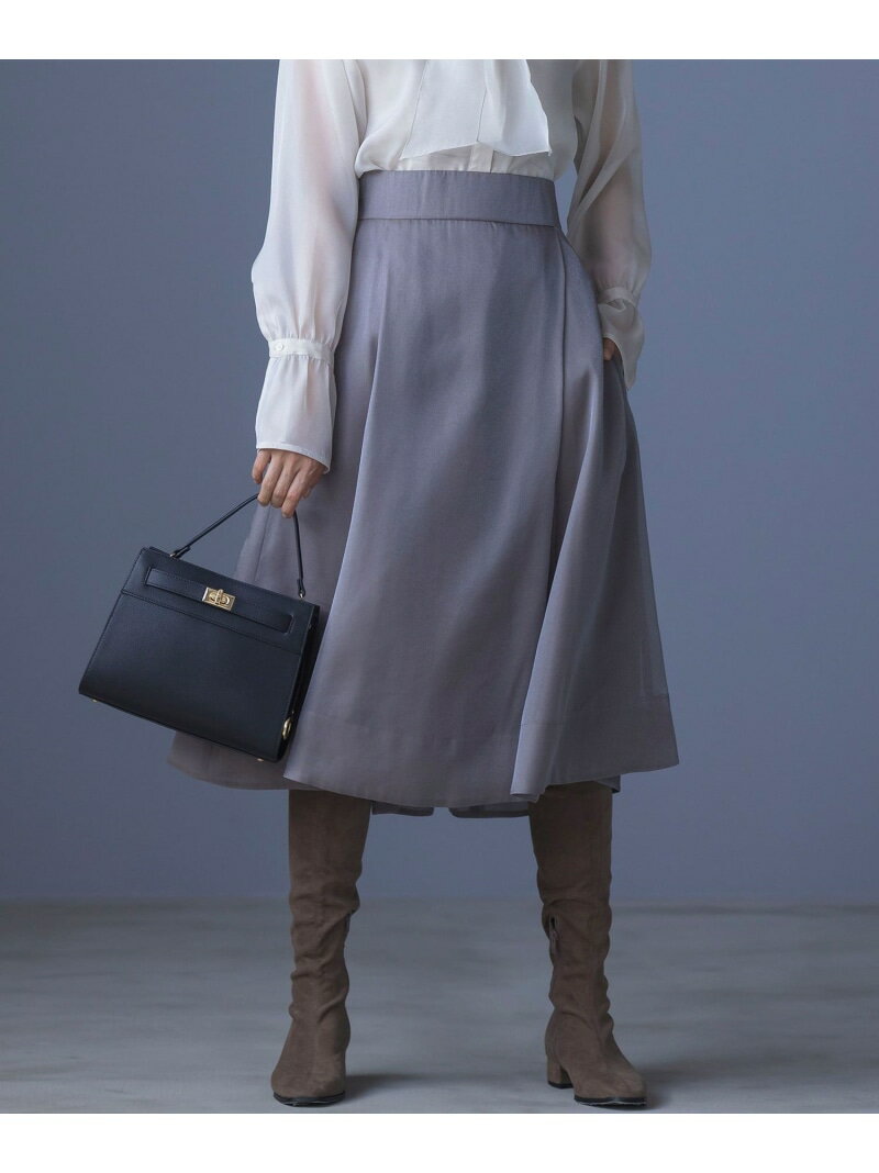 【SALE／40%OFF】シャイニーオーガン フレアスカート 組曲 S クミキョク スカート ロング・マキシスカート ブラウン ネイビー ホワイト ブルー【RBA_E】【送料無料】[Rakuten Fashion]