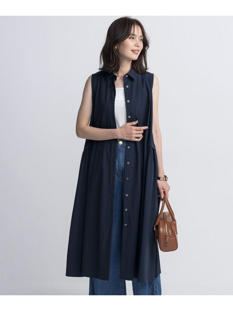 長袖花柄膝丈シャツワンピース ■ ワンピース 入園式 ワンピ　結婚式 二次会 入学式 大人 上品 卒業式 OL