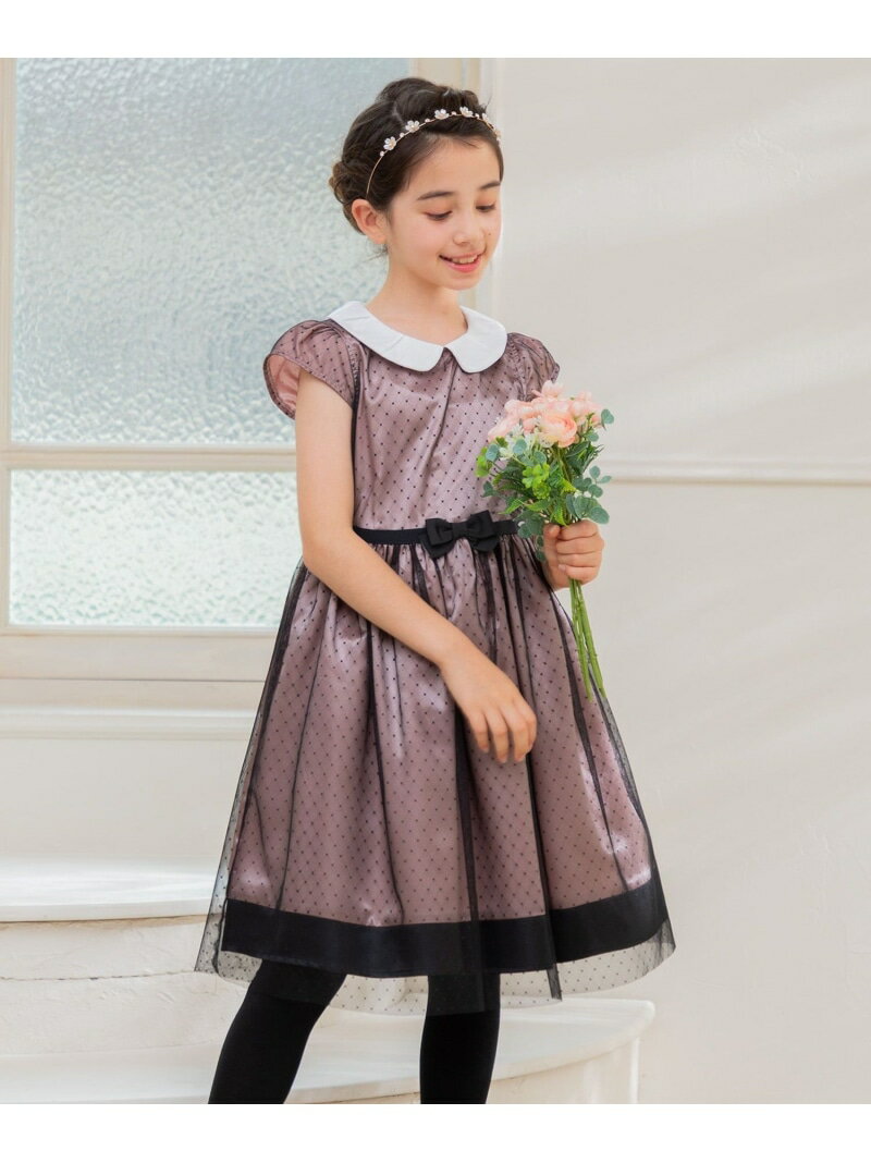 【SALE／30%OFF】【110-140cm】チュールドット ドレス 組曲 KIDS クミキョク ワンピース・ドレス ドレス ピンク パープル【RBA_E】【送料無料】[Rakuten Fashion]
