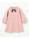 【SALE/30%OFF】【90-100cm】リボンタイ ワンピース 組曲 KIDS クミキョク ワンピース・ドレス ワンピース ブルー ピンク【RBA_E】【...