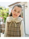 【SALE/40%OFF】【Fサイズ】ファー ティペット 組曲 KIDS クミキョク ファッション雑貨 マフラー・ストール・ネックウォーマー グレー ホワイト【...