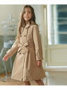 【SALE/30%OFF】【130-140cm】【撥水】ブリティッシュ トレンチコート 組曲 KIDS クミキョク ジャケット・アウター トレンチコート ベージ...