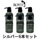 楽天くもくもスクエア【2点購入で薔薇バーム】【あす楽】 カラーシャンプー 【 シルバー 】 300ml 6本セット ブライセス ロイド [ シャンプー シルシャン ブライセスロイド ROYD ヘアカラー アッシュ 系の髪色におすすめ コスプレ]【 送料無料 】