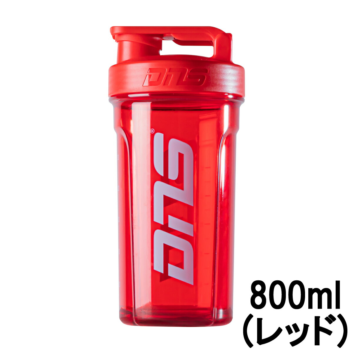 商品特徴 プロテインシェイカーの一つの到達点 ・容量：800ml(目盛500ml) ・サイズ：93.5π×h2013(mm) ・総重量：190g プロズシェイカー2が、第三世代のプロズシェイカー3にリニューアル。 さらに使いやすくなって登場。 もはやプロテインを飲む者にとって象徴といってよいもの、それがシェイカーだ。 毎日使っているからこそ感じるニーズを研究し、改良されたのがプロズシェイカー3 プロテインシェイカーの一つの到達点といってよいだろう。 ぜひ自分の進化に役立ててほしい。 ●大容量の800ml対応(目盛500ml) プロテインをはじめとしたサプリメントを摂るのはもちろんのこと、ウォーターボトルとしてもちょうど良い大きさ。 ●タフでクリアな仕上がり 特殊ポリエステルを使用することで、強度と高級感のある仕上がりを実現。 ●持ち運びに便利なハンドル付き ギアやシューズなどの荷物を持っていても指に引っ掛けて持ち運び可能なハンドル付き。 ●フルオープンのキャップで飲みやすく、液だれも改善 プロテインを飲む時の不快感をなくすため、キャップをフルオープンに、また、キャップからの液だれも防ぐため、構造にも一工夫。 ●メッシュを排除 これまでのプロズシェイカーについていたメッシュを排除。そもそもDNSのプロテインは非常に溶けやすいため必要なくなった。必要ないものは捨てることも進化の一つだ。 [関連ワード : ディーエヌエス / スポーツ / トレーニング / 筋トレ / シェイカー / シェーカー / プロテイン / ボトル / おしゃれ / 大きめ ] 品名・内容量 DNSプロズシェイカーIII(レッド)800ml[ディーエヌエス/スポーツ/トレーニング/筋トレ/シェイカー/シェーカー/プロテイン/ボトル/おしゃれ/大きめ] 区分・広告文責 国内・アウトドア/株式会社JCS 06-6534-6403 メーカー DNS DNS クリスマス プレゼント 誕生日 記念日 ギフト 贈り物 ラッピング 贈る 贈答 父の日 母の日 敬老の日 旅行用 トラベル 新生活 引越し 引っ越し お祝い 内祝い お礼 お返し 挨拶 あいさつ回り 出産祝い 里帰り 梅雨 雨の日 紫外線 UV ハロウィン ハロウィーン 仮装 コスプレ用 女性 レディース 男性 メンズ ユニセックス 彼女 彼氏 友人 友達 両親 夫 旦那 妻 嫁 父 母 エイジング 様々なシーンの贈り物に、実用的で喜ばれる、おすすめ品です。