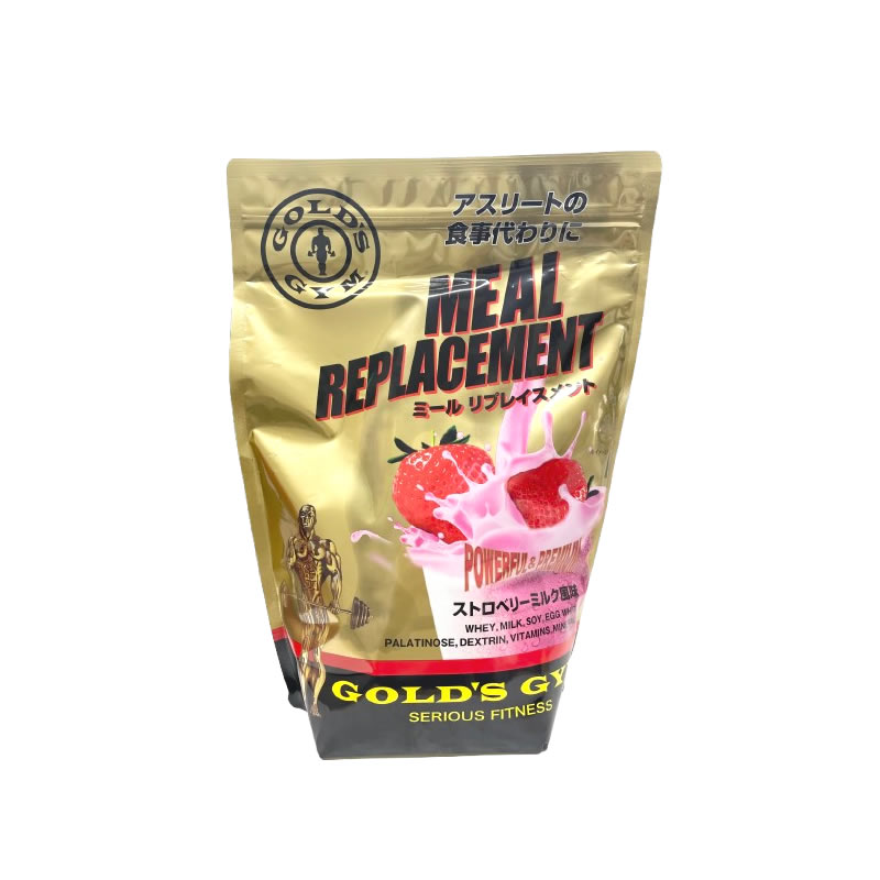 【2点購入で香料GET】 ゴールドジム ミール リプレイスメント ストロベリーミルク風味 1kg [ GOLD'S GYM 1000g 栄養補給 サプリメント ...