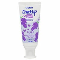 【2点購入でラベンダー】 ライオン デント DENT Check-Up gel 【 グレープ 】 60g チェックアップジェル チェックアップ ハミガキ lion 歯磨き 歯磨き粉 【 定形外 送料無料 】