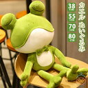 ぬいぐるみ カエル 抱き枕 アニマル コスプレ グッズ インテリア オーナメント 置物 プレゼント かわいい 誕生日 ギフト 添い寝まくら 贈り物 クリスマス ハロウィーン お祝い 蛙 かえる クッション パーティー ふわふわ もちもち イベント 38cm 55cm 70cm 85cm