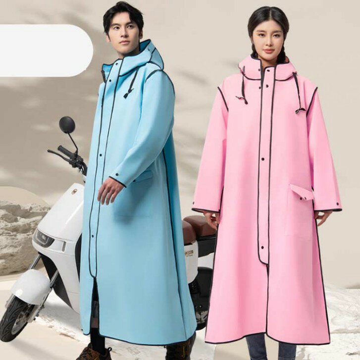 レインコート レディース メンズ 男女兼用 自転車 通勤 通学 レインウエア ロング丈 顔濡れない おしゃれ 二重つば 自転車カッパ 雨具 ポンチョ カッパ 手カバー付き 多機能 完全防水 防風 耐久性 豪雨 梅雨対策 自転車 超軽量