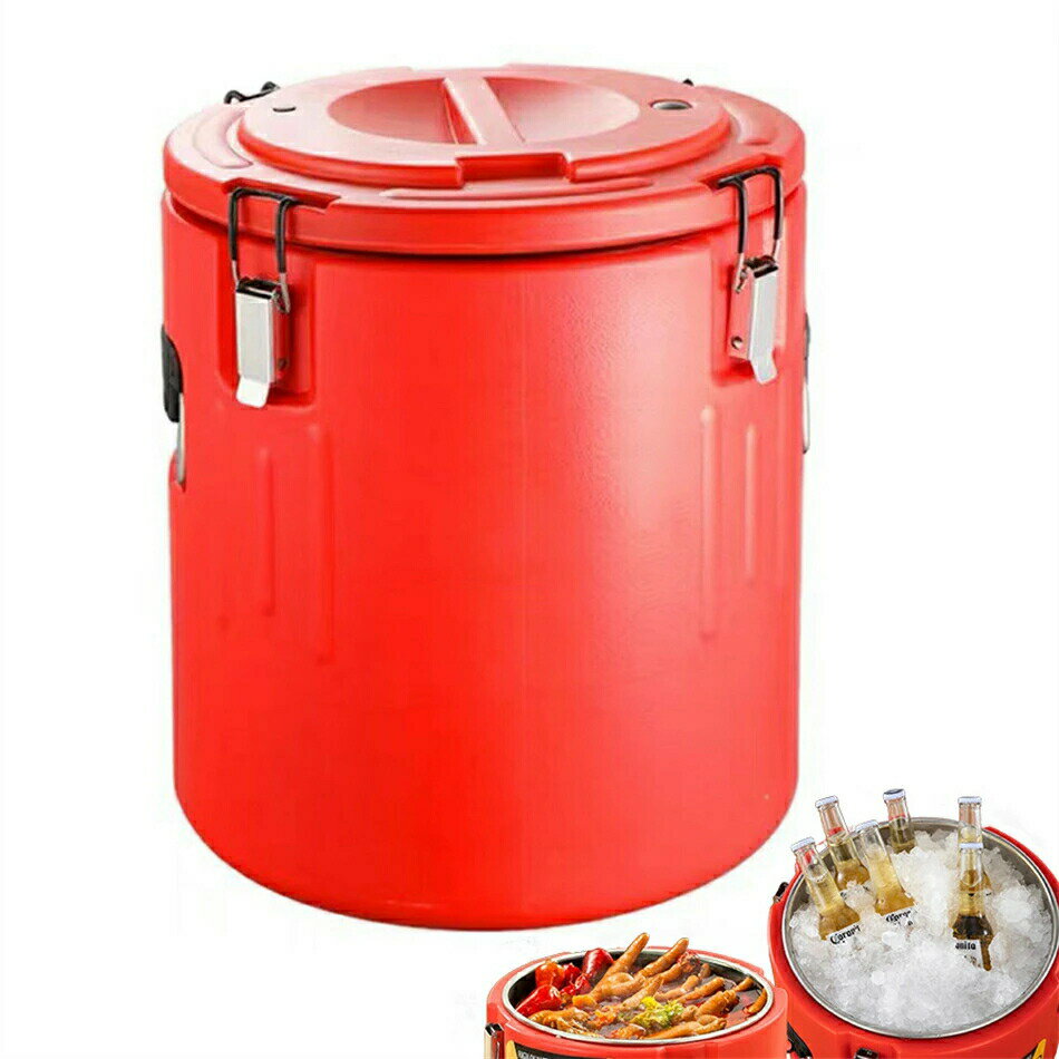 断熱バレル 大容量 三重層 ウォータージャグ タンク 保温ジャグステンレス鋼鍋断熱バレル 保温バケツ ..