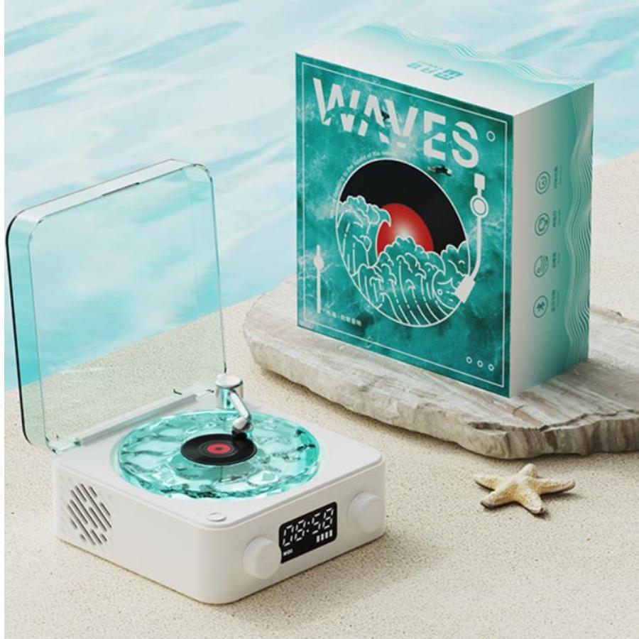 【NOOWERE】Bluetoothスピーカー|公式販売・レコードプレーヤー・3段階調光モード・ワイヤレス・4種類サウンド・誕生日ギフト・insで話題になる