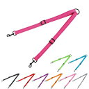 【楽天スーパーセール】犬 リード ダブルドッグリーシュ 2匹用 散歩 お出かけ 幅1.5-2.5cm 長さ33-68cm(調節可) ナイロン 丈夫 耐久性 反射...