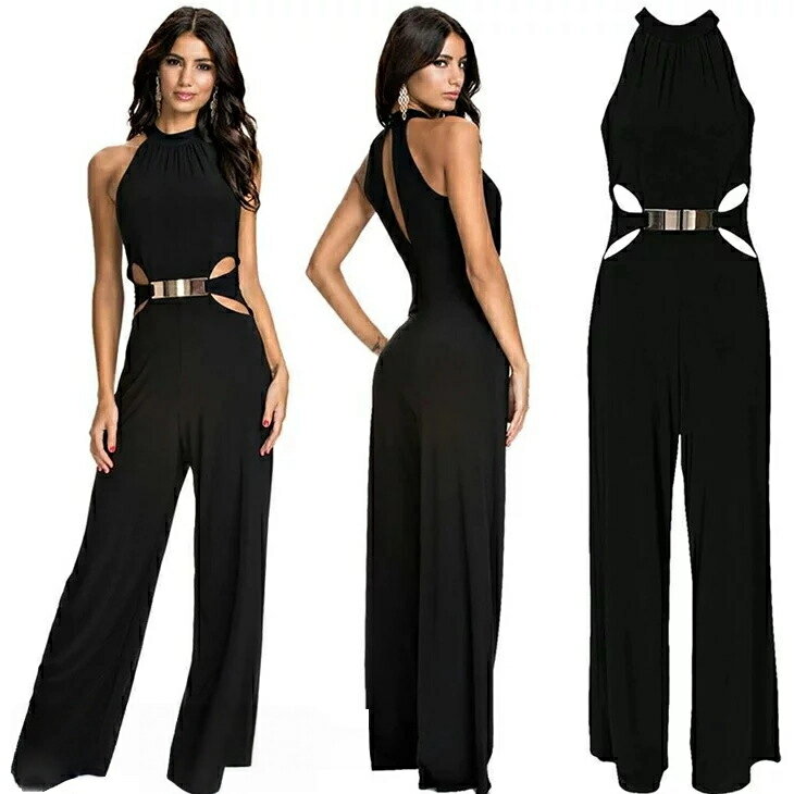 THOM WILLS ダンス衣装 ワンピース パンツドレス オールインワン ブラック レディース パーティー ガウチョ パーティドレス 結婚式 お呼ばれ ブライダル 二次会 コンビネゾン