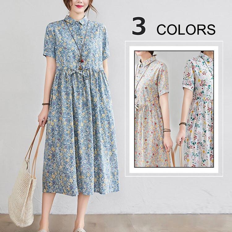 ワンピース レディース 20 30 40代 夏 半袖 きれいめワンピース シフォン オシャレ 通勤 結婚式 お出かけ 大人 着痩せ ロングワンピース カジュアル ワンピース 夏 新生活 プレゼント ギフト