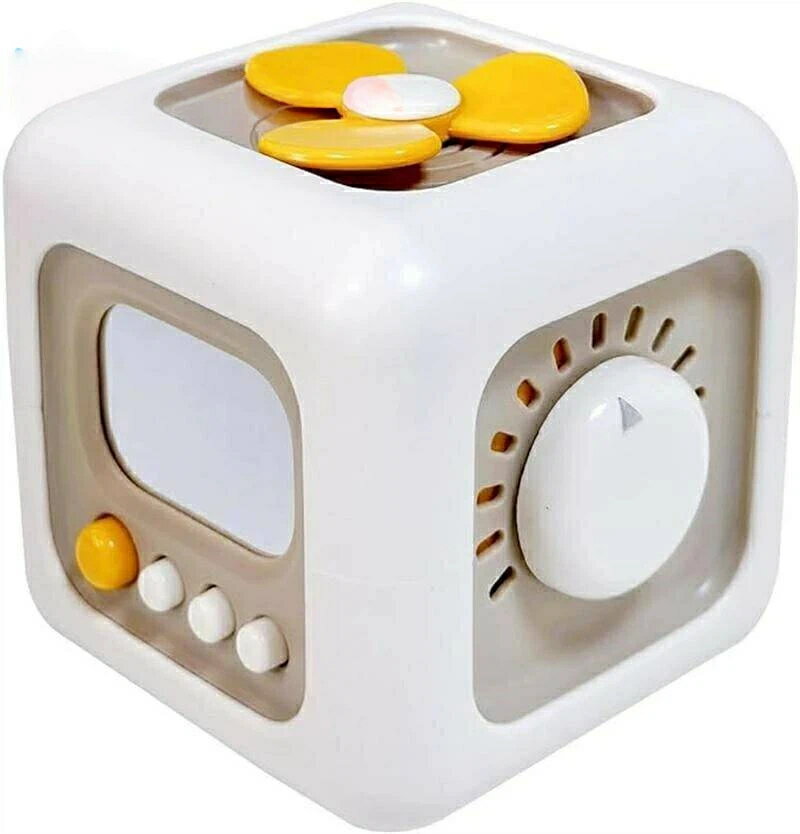 ビジーキューブ キューブ感覚玩具 フィジェット センソリー キューブ スイッチ付き キューブそわそわお..