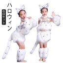 ハロウィン 衣装 子供 猫 コスプレ 女の子 ダンス衣装 猫ちゃん コスチューム 6点セット キッズ 子供服 変装 なりきり 動物 コスプレ衣装 ハロウィン衣装...