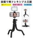 スマホ 三脚 くねくね三脚 一眼レフ フレキシブル アーム スマホ カメラ GoPro くねくね ホルダー 撮影 スタンド 手振れ 防止 手ぶれ 補正 自撮り 棒 DIY TikTok 録画 防犯 三脚 スタンド 折りたたみ セルフィ小型軽量 1/4インチネシ