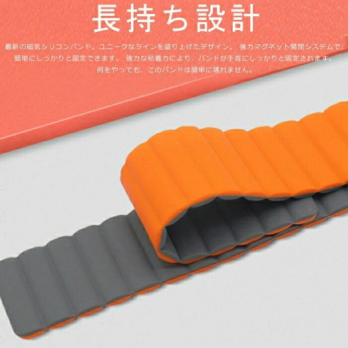 Fitbit Versa 3 適用 交換 ベルト マグネット バンド versa3 バンド フィットビット fitbit versa3 腕時計バンド シリコン製 調節可能なループリストバンド 交換ベルト マグネット 自動吸着 スマートウォッチ バンド 男女兼用 腕時計交換ベルト バンド 選べる10色展開