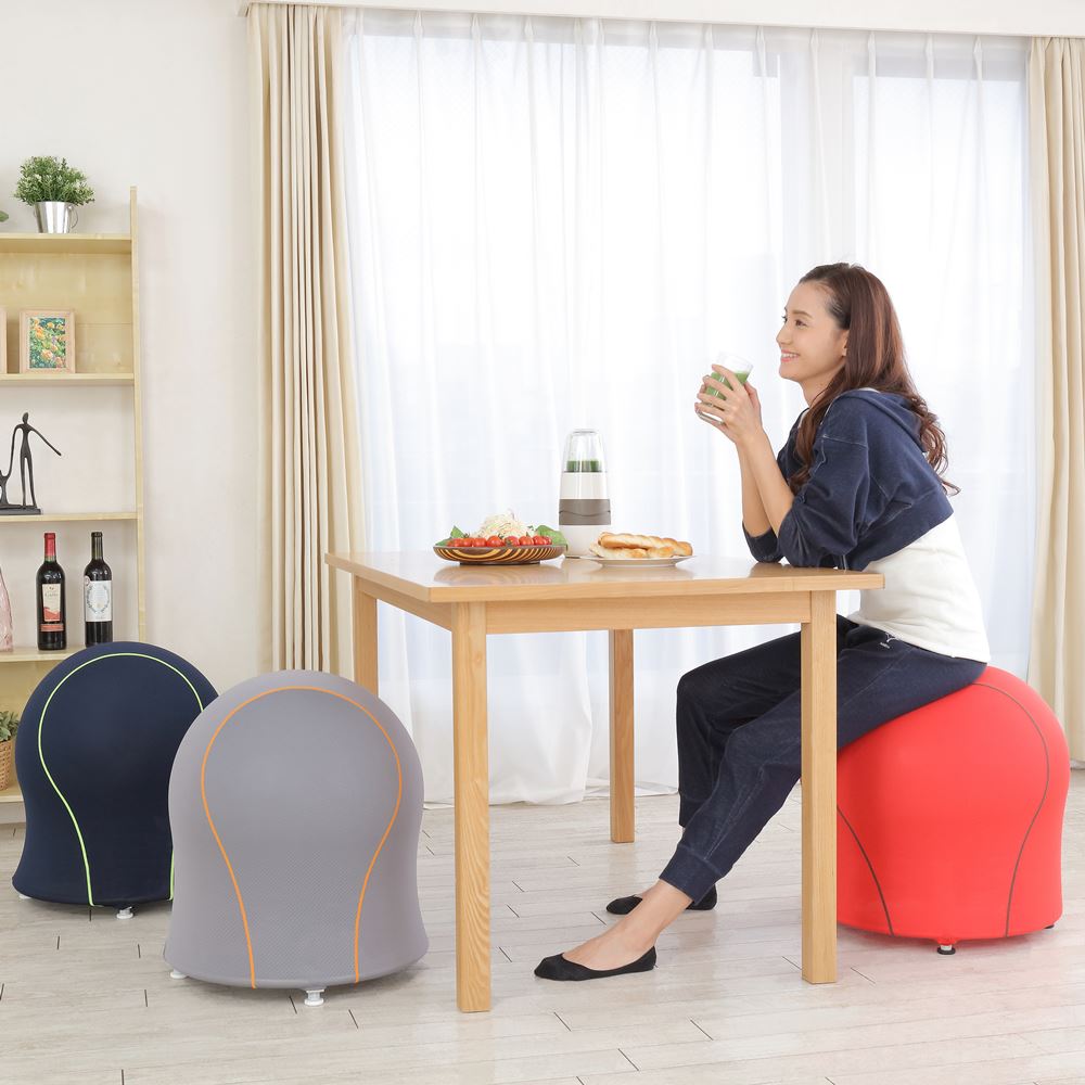 テレワーク リモートワーク 在宅ワーク おうち時間の運動不足解消に インテリアにも馴染むバランスボールチェア エクサボム 自宅で気軽にエクササイズ 体幹トレーニング ストレッチ 椅子 おしゃれ バランスボール 新生活 当店オススメ!通販格安セール情報 楽天 通販