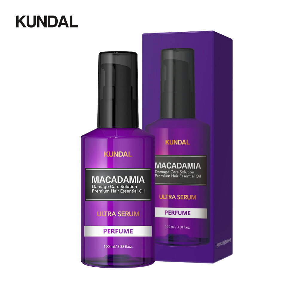 【楽天ランキング6冠達成！】【KUNDAL公式】クンダルウルトラヘアセラム100ml Ultra Hair Serum 100ml水、アルコール無添加・15種類自然成分オイル・マカダミア種オイル10,000ppm配合