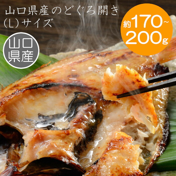 【山口県産】のどぐろ　干物　開き（L)1枚（約170-200g）大サイズ　赤ムツ