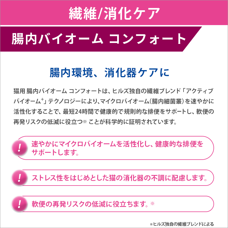 【ヒルズ】 猫用 腸内バイオーム コンフォート...の紹介画像3
