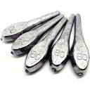 WakyaJig(わきゃジグ) 胴突(胴付)オモリ 80号(約300g) 5個入