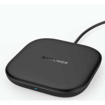 RAVPower ワイヤレス充電器 RAVPOWER Turbo 10W Wireless Charger ワイヤレス充電器 RP-WC006 ブラック