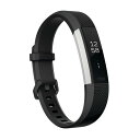 Fitbit AltaHR フィットネストラッカー Alta HR Black Lサイズ FB408SBKL-CJK [対応OS]Bluetooth 4.0以上、iOS 10.0以上、Android5.0以上のバージョンに対応 全てのAndroid端末での動作をするものではありません。 [連続使用可能時間]最長7日間(ご使用の環境により異なります。) [耐水]汗や水しぶきに強い生活防水 [睡眠ステージ記録機能]各睡眠ステージ(覚醒、浅い睡眠、深い睡眠、レム睡眠)の時間と目覚めの時間を自動で計測 [通知機能]Bluetooth接続中のスマートフォンへの着信やSMS、カレンダーの通知をお知らせ [SmartTrack]エクササイズを自動で認識。ランニングやサイクリングなどの運動をモードの切り替えなしに記録することが可能。 [アクティビティ&心拍数を記録]身に着けるだけで歩数・距離・消費カロリー・アクティブな時間・時間ごとのアクティビティ・心拍数を自動で記録。効率的にダイエットやトレーニングを行えます。 [サイズ]手首周囲170mm-206mm(Lサイズ)/140mm-170mm(Sサイズ) [パッケージ内容]Fitbit AltaHRトラッカー、クラシックリストバンド(LまたはSサイズ)、充電ケーブルワイヤレスUSBドングルは含まれておりません。