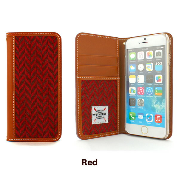 WETHERBY Tweed for iPhone6 4.7inch I6N06-14C377-07 / Red / 4562464700583