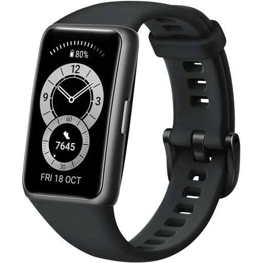 HUAWEI Band HUAWEI ファーウェイ スマートウォッチ Band 6 1.47インチフルビューディスプレイ 2週間の長時間バッテリー 血中酸素常時測定 急速充電 グラファイトブラック HUAWEI Band HUAWEI ファーウェイ スマートウォッチ Band 6 1.47インチフルビューディスプレイ 2週間の長時間バッテリー 血中酸素常時測定 急速充電 グラファイトブラック