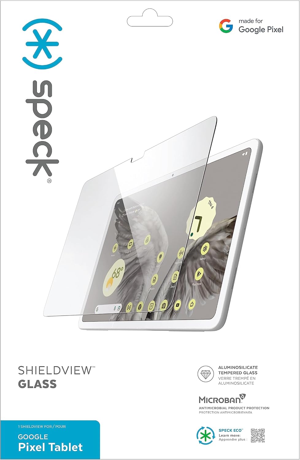 Rakuten - Speck ShieldView ガラス Google Pixel タブレットスクリーンプロテクター クリア