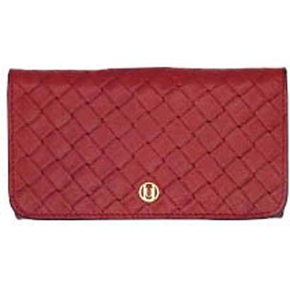 AEGIS  UUOOIP6LFW03 [iPhone 6/6s 4.7 Luxe Exotic Female Wallet Weave Red]