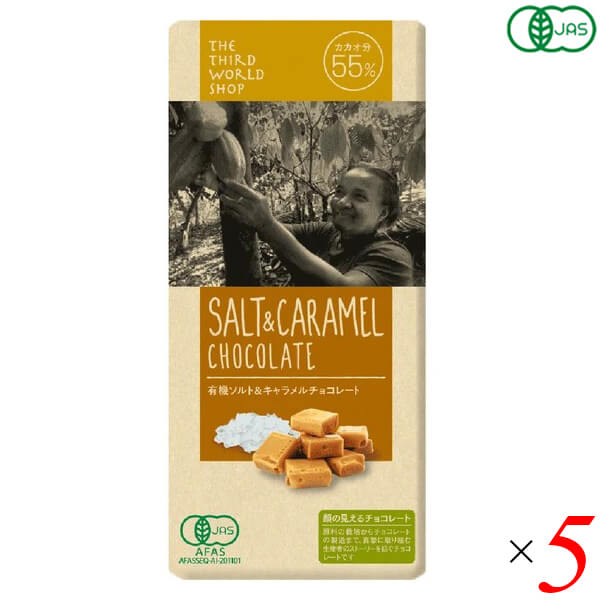 【12/25(木)限定！楽天カードでポイント4倍！】第3世界ショップ アーティザンチョコレート 有機ソルト..