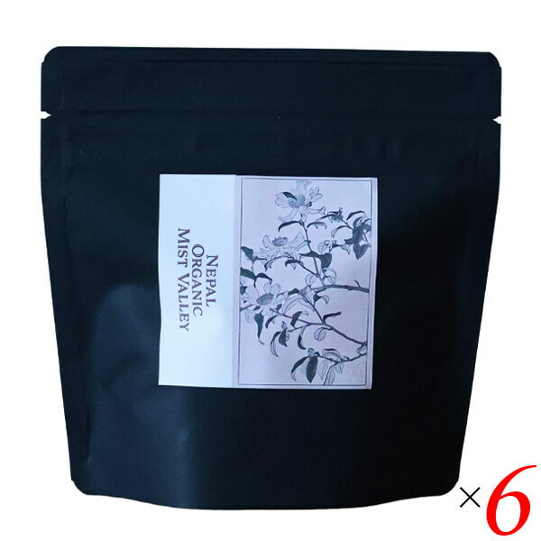 楽天kunistyle【11/15（土）限定！楽天カードでポイント最大12倍！】ナナシアン Nepal Organic Mist Valley （非水百花譜・春を待つ花） 30g bare leaf 6個セット 有機紅茶 ネパール ティーバッグ用にも